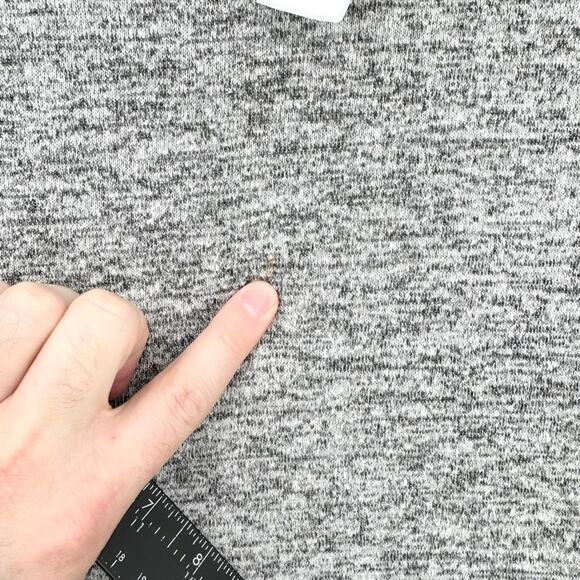 ATHLETA Sweater Women Size XS Heather Grey Mindful Soft Pullover Crewneck Ribbed - Picture 4 of 6